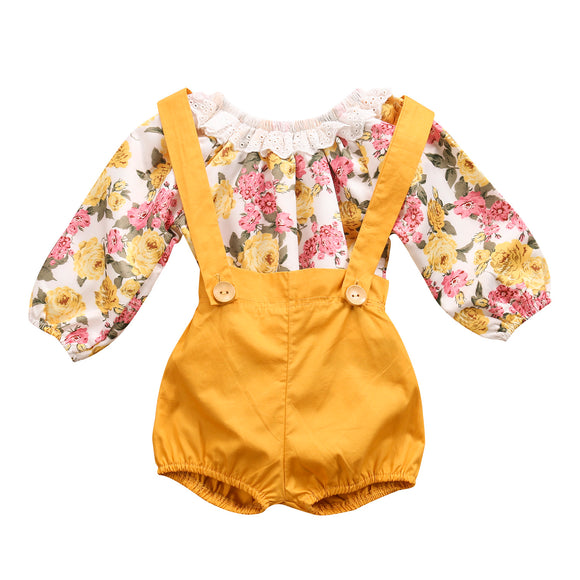 Little Sunflower (2-Piece Romper Outfit)