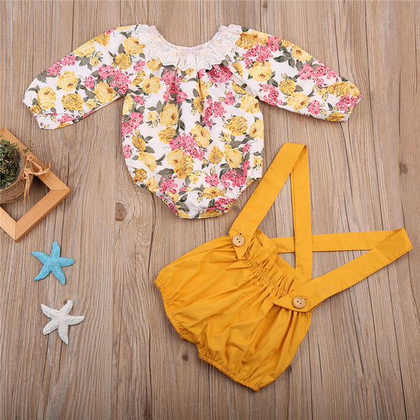 Little Sunflower (2-Piece Romper Outfit)