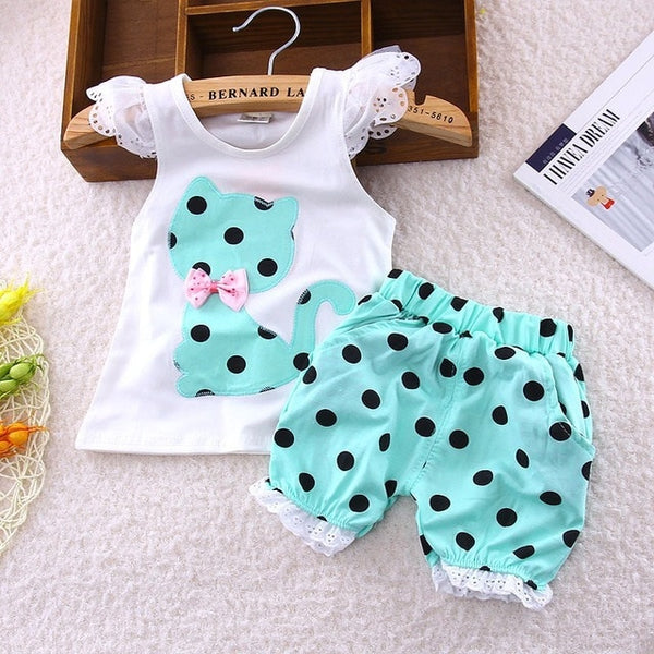 Bibicola Toddler girl two piece suit