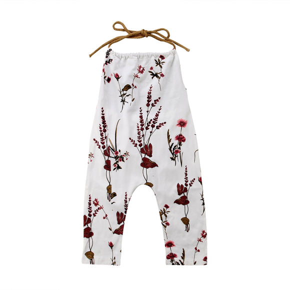 White Floral Romper (1-Piece)
