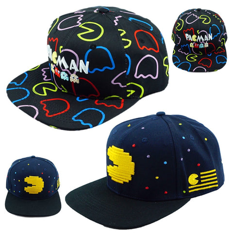 Pac Man Little Ghost Game Baseball Snapback Caps