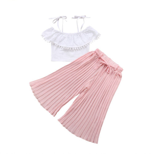 Laced Crop Top (2-Piece Outfit)