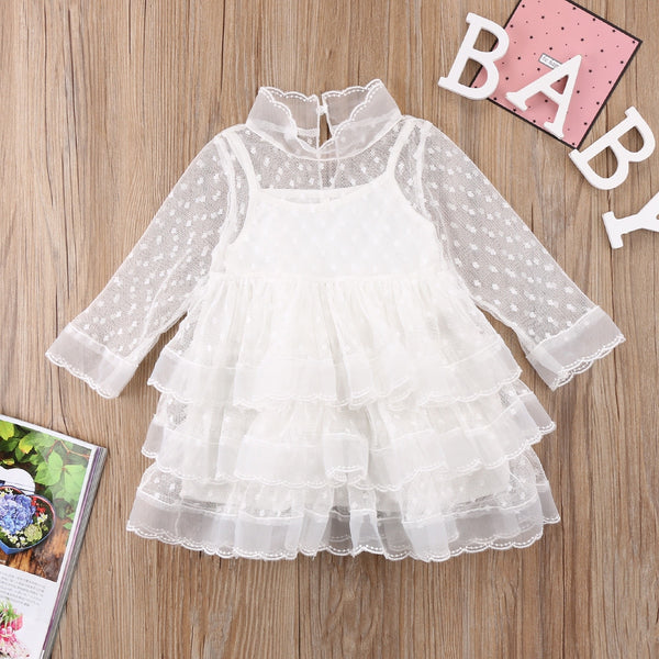 White tulle Princess dress