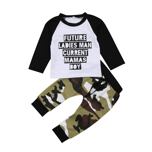 Current Mama's Boy (2-Piece Outfit)