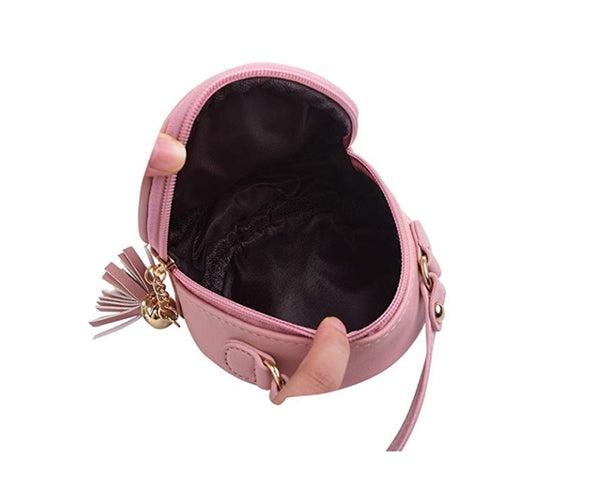 Flower Girl Crossbody Shoulder Bag PU Faux Leather