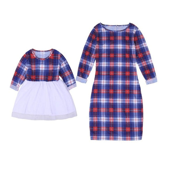 Plaid Checker Dress