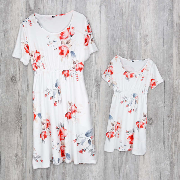 White Floral Dress